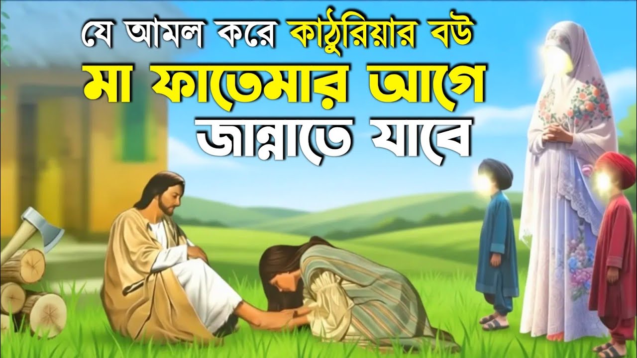যে আমলের কারণে কাঠুরিয়ার স্ত্রী মা ফাতেমার আগে জান্নাতে যাবে | ইসলামিক কাহিনী | Adiba Voice