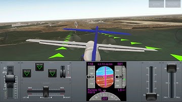 Airline Commander - Licence test - Strong winds #airlinecommander #flightsimulator #aircraft