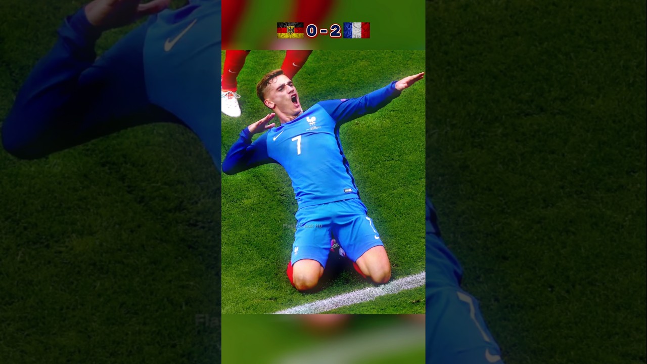Germany VS France 2016 UEFA EURO Griezmann Humiliates World Champion 