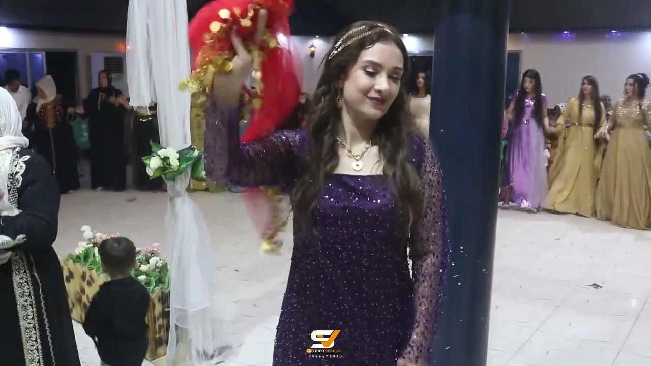 حفلات كورد الرقة زفاف العروسين حنيف ❤️ زينب اقيم الحفل في صالة مشوار بمدينة الرقة رقم (3) 0996675973