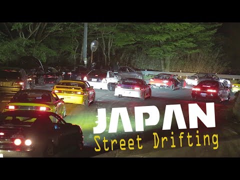 Street drifting in japan