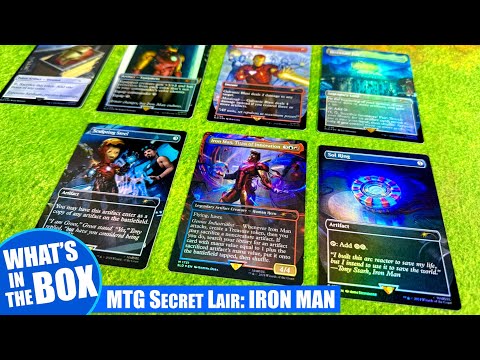 Magic the Gathering IRON MAN Secret Lair Drop Series - Rainbow