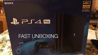 PS4 PRO - Fast Unboxing