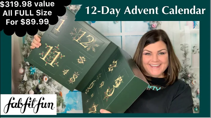 FabFitFun Holiday Advent Calendar-2025- Full Unboxing