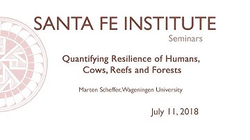 Quantifying Resilience of Humans, Cows, Reefs and Forests