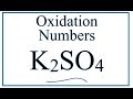 Oxidation Numbers in Sulfate Ion