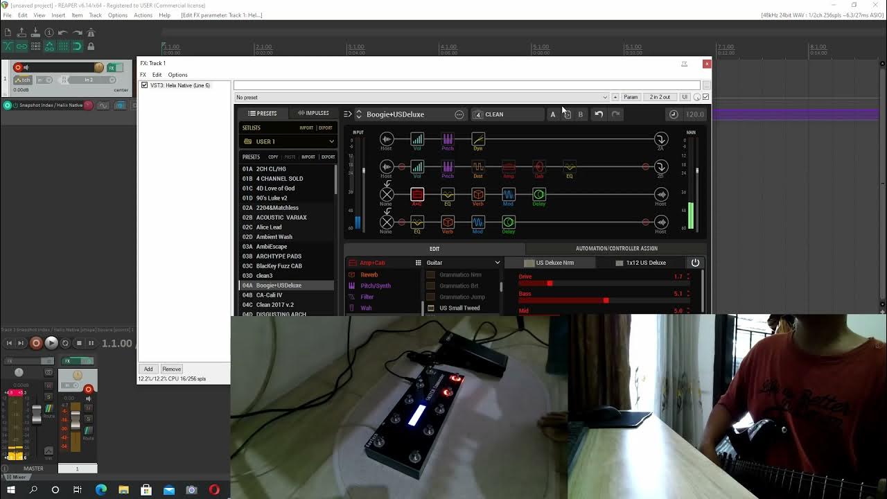 Setting Snapshot Helix Native dengan Midi Controller YouTube