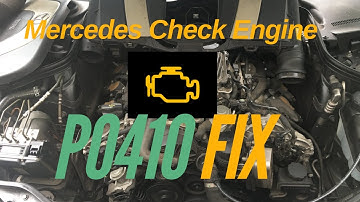 Mercedes E350 P0410 Fix 🔧 - Secondary Air Injection System DIY Repair | M272 Engine (2010-2012) W212