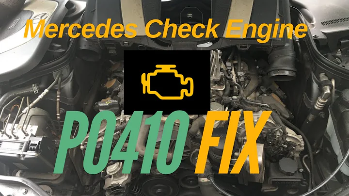Mercedes E350 P0410 Fix 🔧 - Secondary Air Injection System DIY Repair | M272 Engine (2010-2012) W212