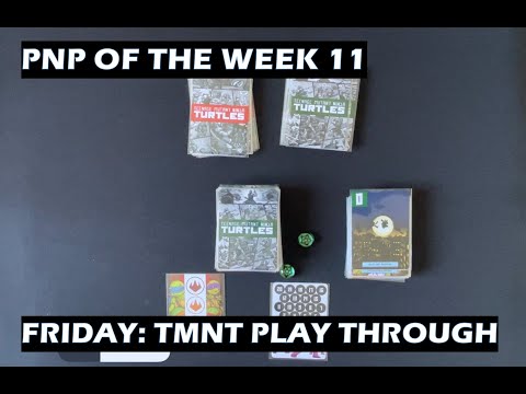 Play through of the TMNT Friday re-theme