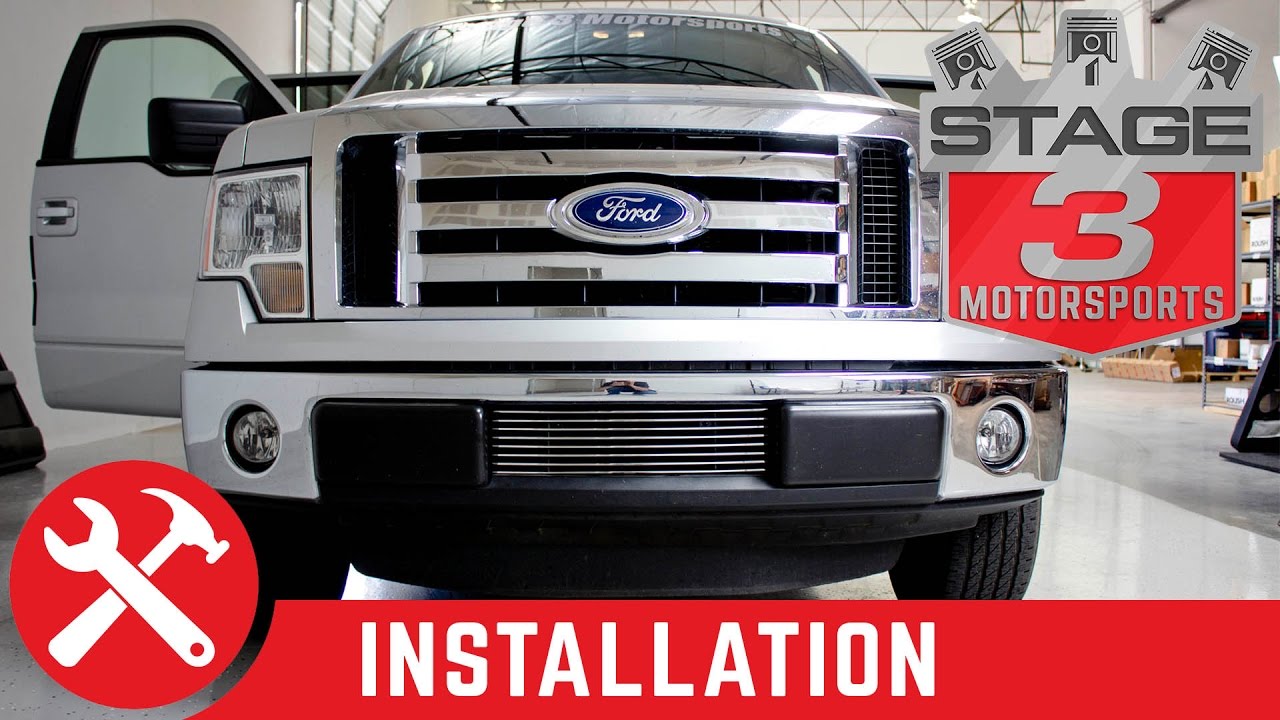 2009-2013 F150 Carriage Works Lower Billet Grille - YouTube