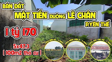 Bán đất mặt tiền đường Lê Chân Pleiku Gia Lai l Bất động sản Gia Lai