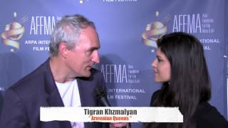2014 Arpa Film Festival Red Carpet with director Tigran Khzmalyan (Armenian Queens)