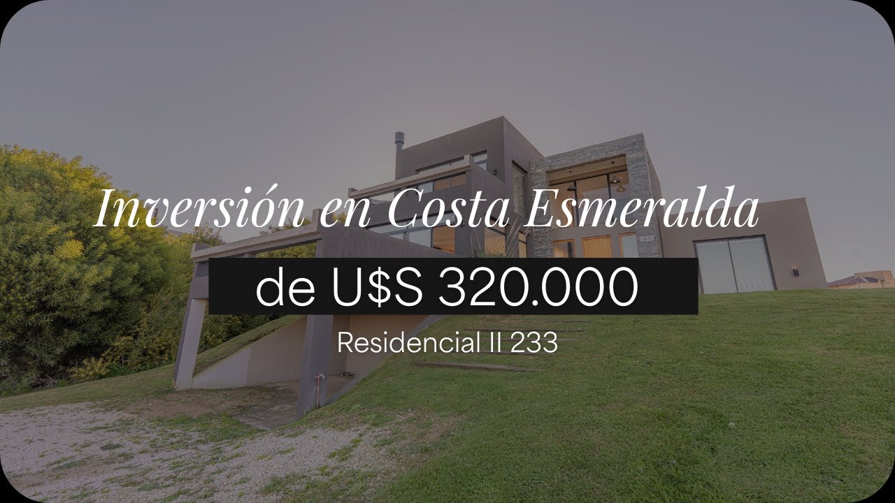 USD $320.000 en Costa Esmeralda 💎 Casa Residencial II