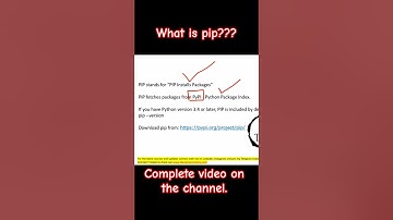 Learn Python pip THE EASY WAY!