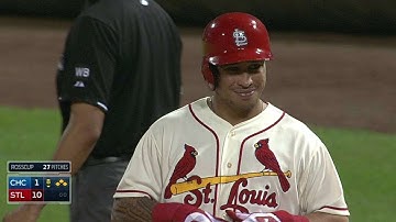 CHC@STL: Wong drives in Descalso with an RBI single