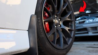 Installing Mud Guards On My Dodge Charger!
