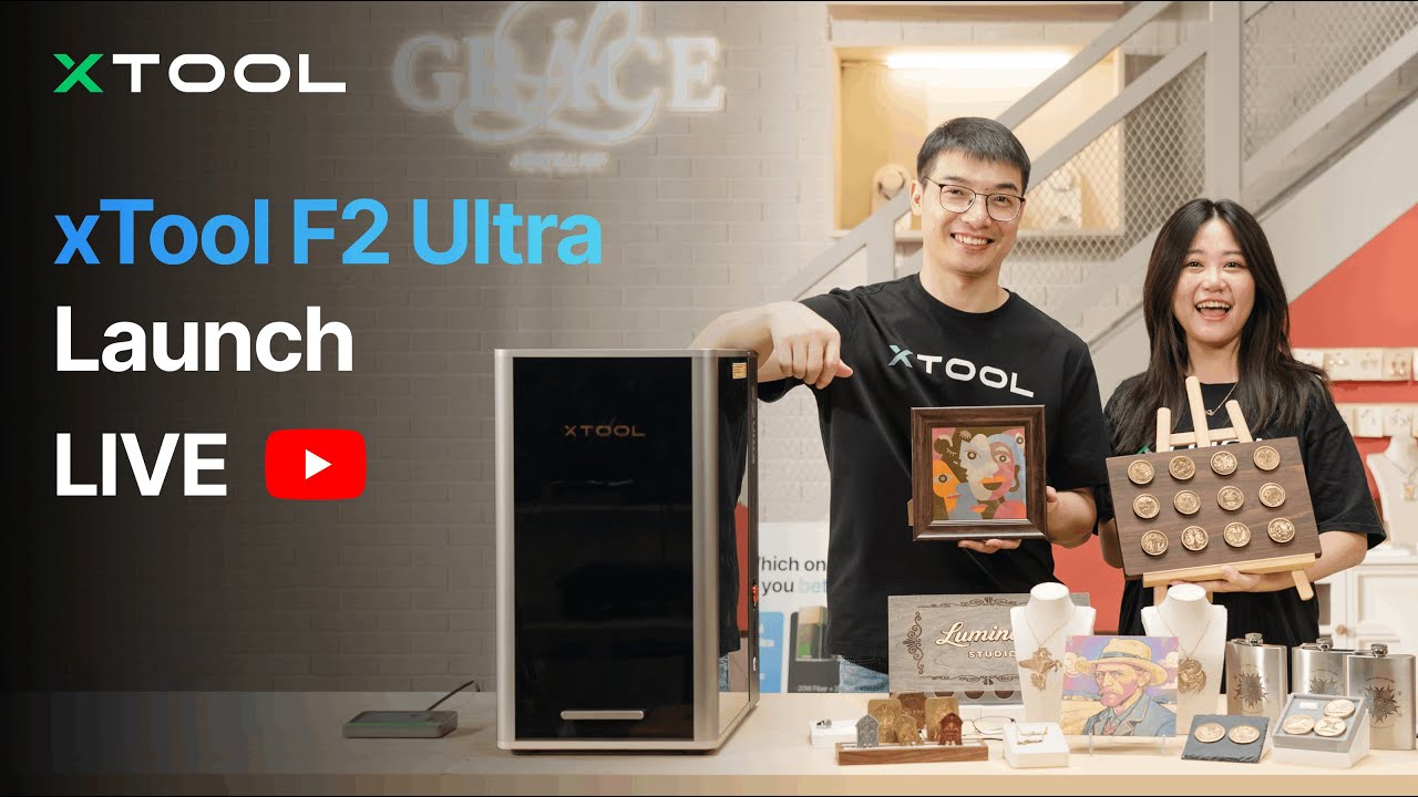 xTool F2 Ultra Launch Event | World's First 60W MOPA + 40W Diode Dual Laser | Live Demo + Giveaways!