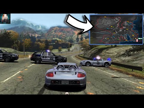 Mission Blitz The World Map Porsche Carrera GT Need For Speed Most Wanted Epic Police Chase 