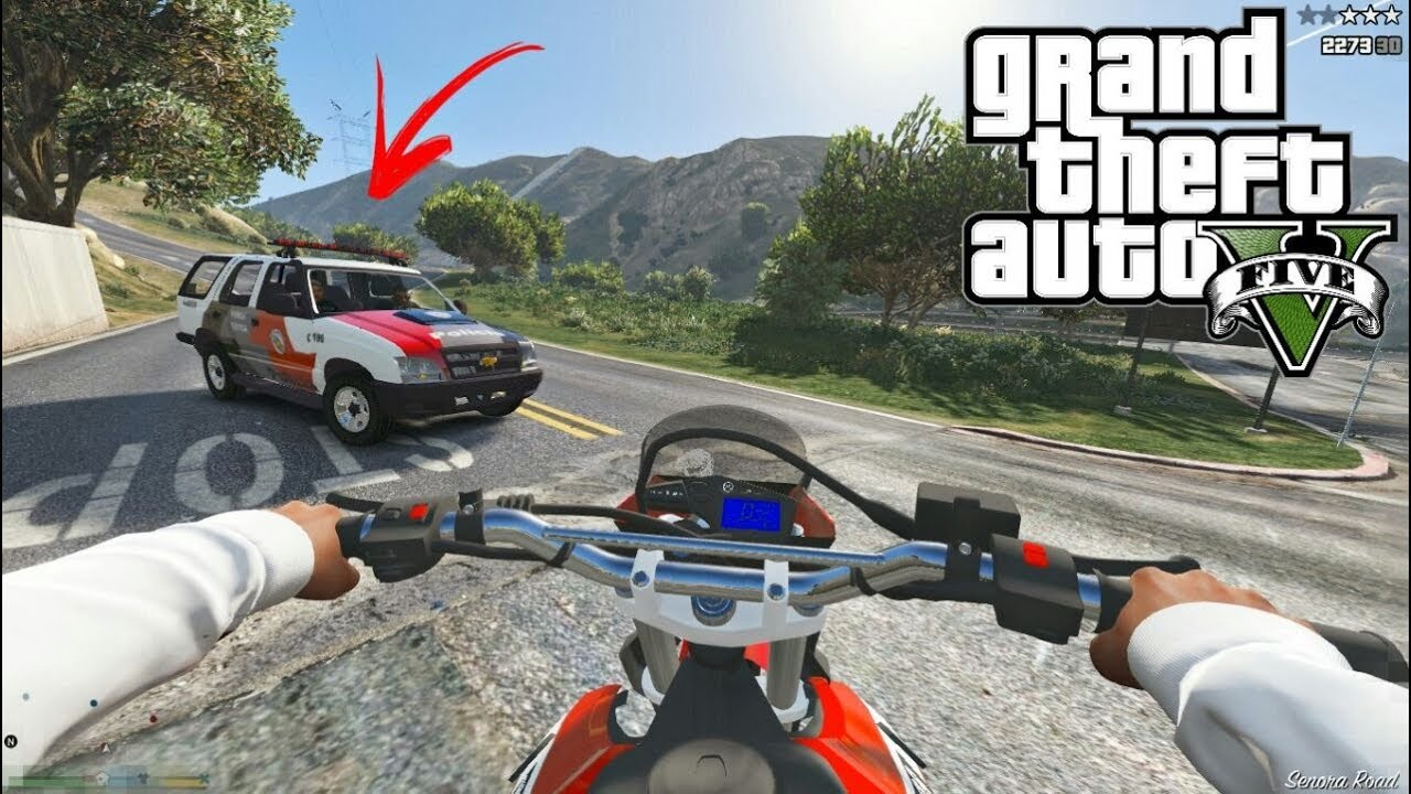 COLOMBIA NA FUGA DE MOTO X DUDA UMA DAS MELHORES GTM / GTAV RP / CIDADE  ALTA 