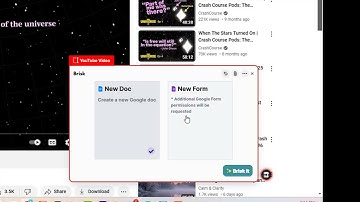 Brisk Teaching Extension for Automatic YouTube Google Forms Quizzes