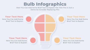 PowerPoint Infographic Light Bulb Template