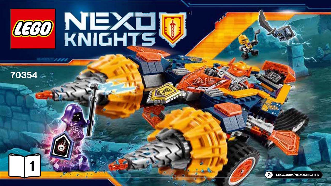 LEGO instructions - Nexo Knights - 70354 - Axl's Rumble Maker (Book 1)