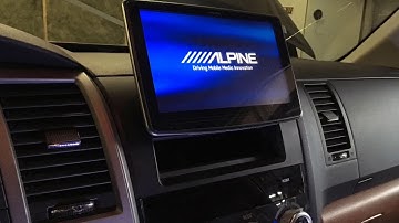 Alpine iLX-F903D Halo9 and HCE-C2100RD, HCE-C2600FD in Toyota Tundra and Sequoia