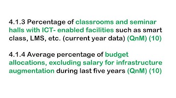 NAAC New Methodology Criteria IV PPT IQAC Video