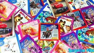 ДИСНЕЙ Тачки 3 FROZEN Маша и Медведь MLP Пони MARVEL Мстители БАРБИ Paw Patrol - НАКЛЕЙКИ ПАНИНИ