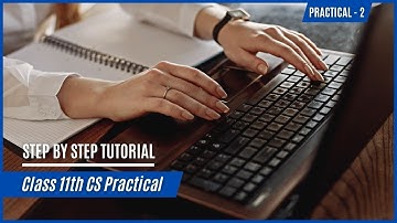 Class 11 CS Practical - "Larger & Smaller Number Program" 🐍 | Python Explained Step-by-Step
