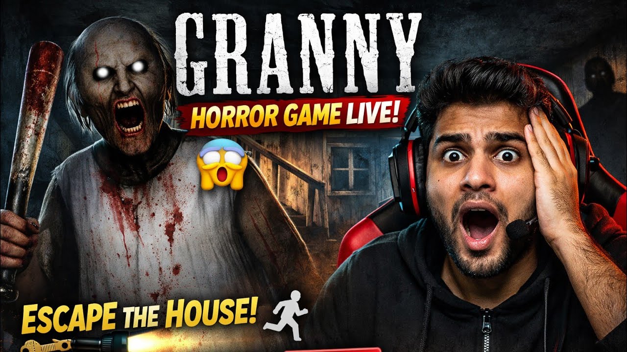 Granny Horror Game Live 😱 | Escape the House | Game With Gamer - YouTube