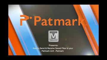 How to Send & Receive Saved Files to your Patmark Unit - Patmark
