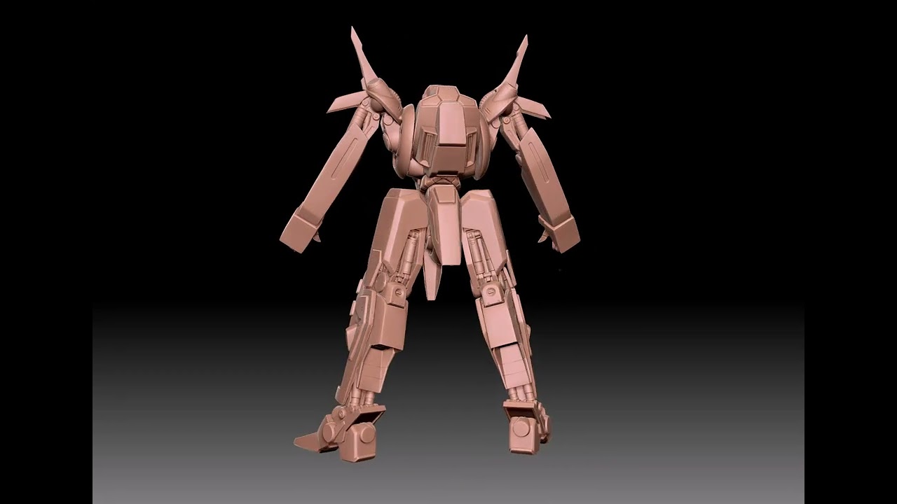 Millennium Model Megazone III E=X Garland soft vinyl kit E=X