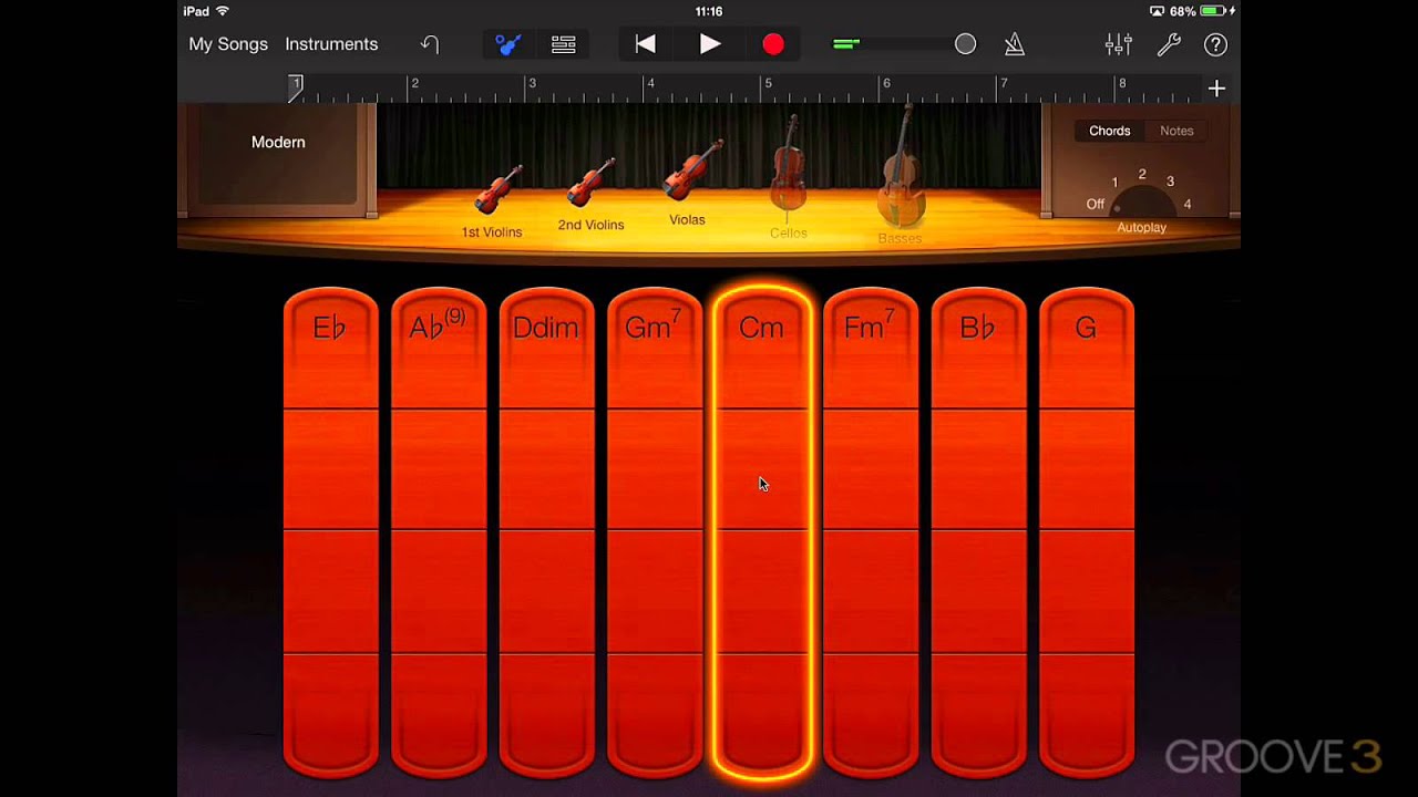 Fast Grooves GarageBand iOS Explained Smart Strings Chords YouTube