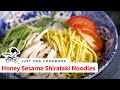 How To Make Honey Sesame Shirataki Noodles (Recipe) しらたきで作る冷やし中華 (レシピ)