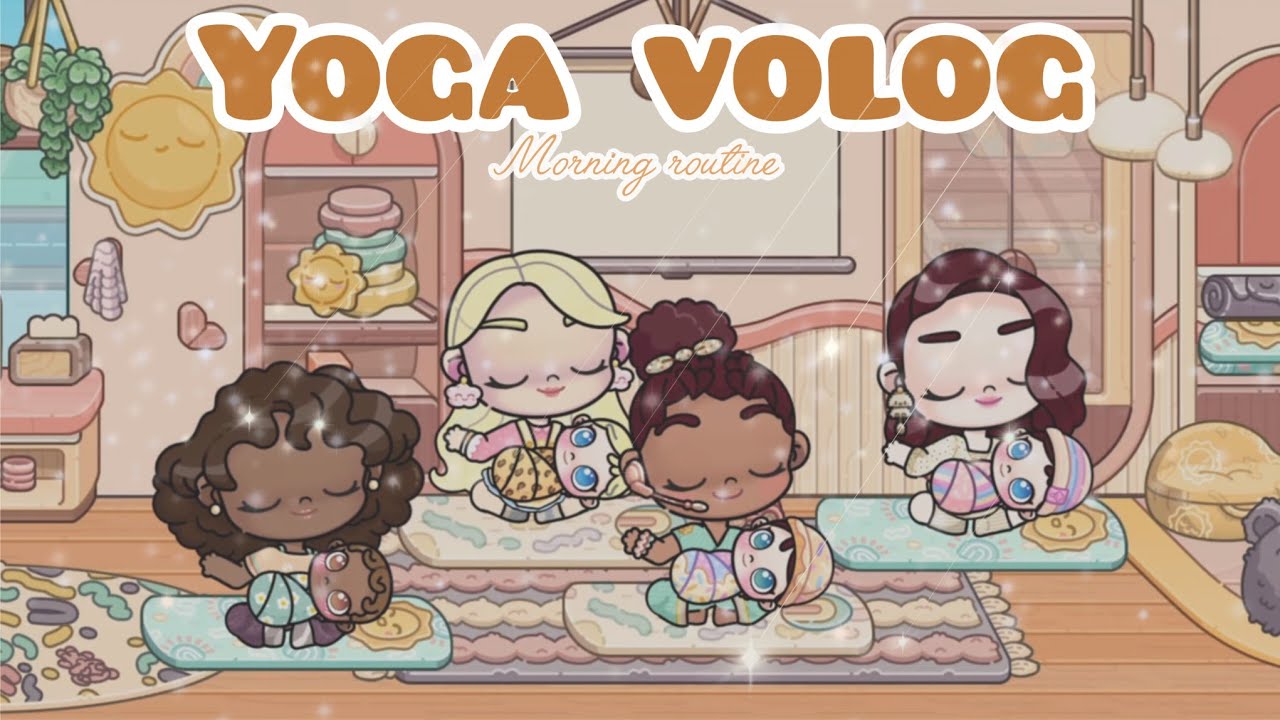 Yoga volog 🧘‍♀️👩‍🍼🪻| avatarworld | gaming   #avatarworld  #explore #asmr #yoga #baby #viral #foryou 