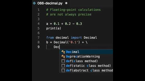 Floating-point calculations are not always 100% "correct" from human perspective.