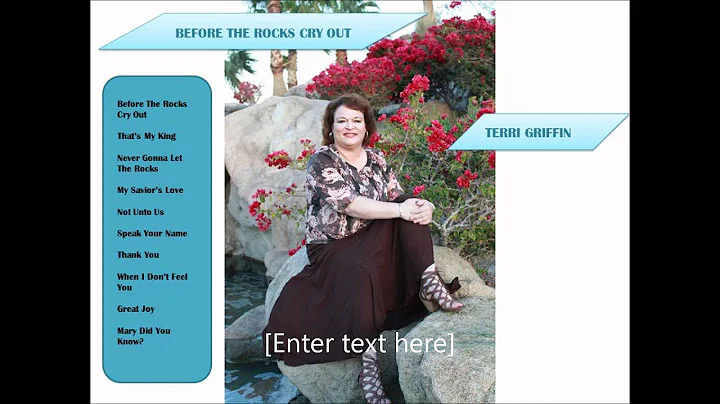 Terri Griffin sings Thank You