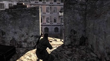 Sniper Elite V2 demo gameplay (part 1/2) - Realistic difficulty