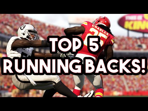 Madden 16 -  Top 5 Running Backs w/ Key Ratings (Speed toned down?)