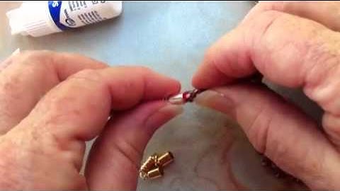 KumiLoom: Adding End Caps To A Kumihimo Braid