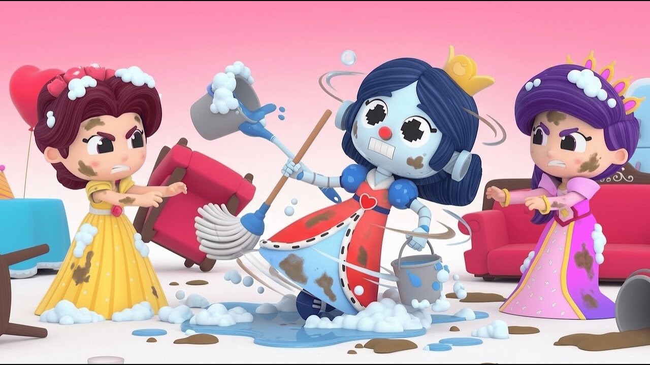 家を掃除するロボットを作る 🤖 子供向けの面白いアニメ | インクレディタレス