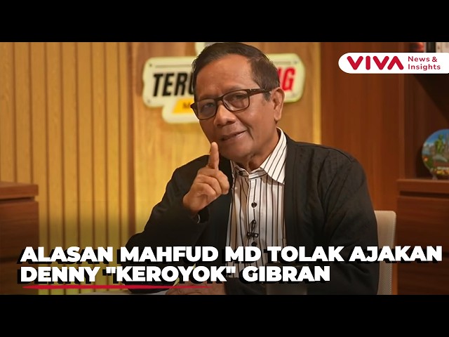 Mahfud MD Angkat Bicara soal Gugatan Ijazah Gibran: MK Tidak Ada Kewenangan