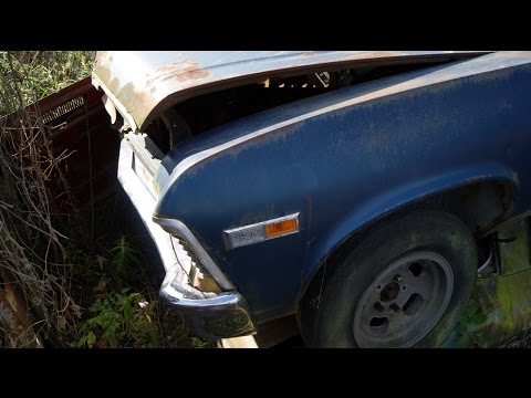 muscle-car-junkyard-part-1:-396-nova-ss,-gto-judge,-buick-gs-in-the-junkyard