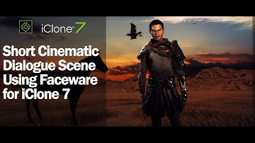 iClone 7 & Character Creator 3 - Short Cinematic Dialogue Scene using Faceware for iClone.
