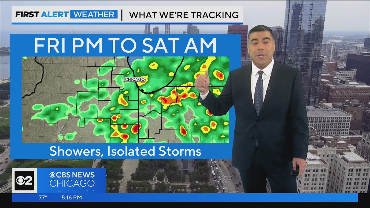 Chicago First Alert Weather: rain Friday into Saturday - YouTube