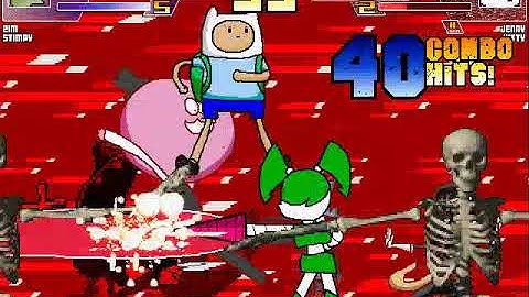 MUGEN battle #825: Team WlanmaniaX vs Team MadOldCrow1105