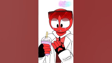 Thumbnail of Grimace shake || Rainbow friends ft. red || AU animation