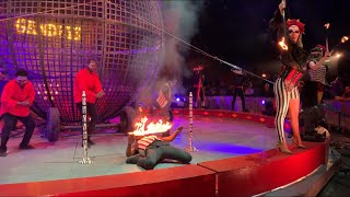 Gandeys Circus 2020 Spooktacular Merry Hill Fire Performance & The Thunderdome